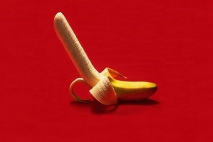 la banana simboleggia il pene ingrandito dall'esercizio